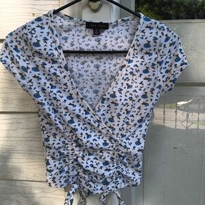 Floral Short Sleeve Top